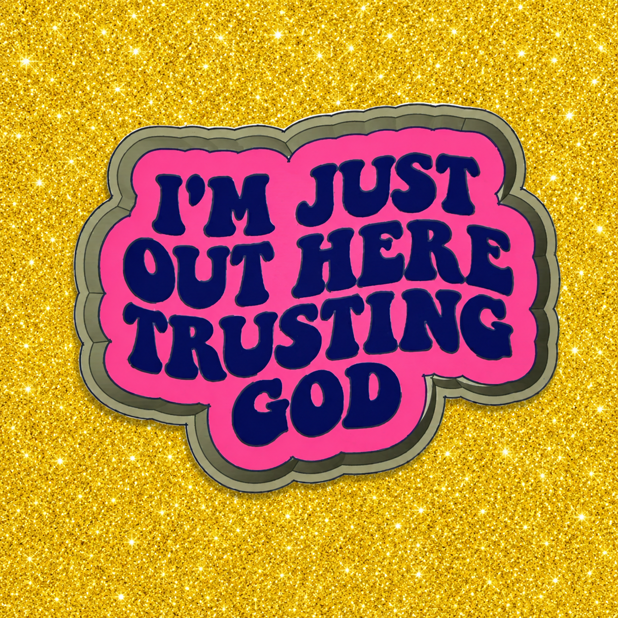 Im just out here trusting God STL