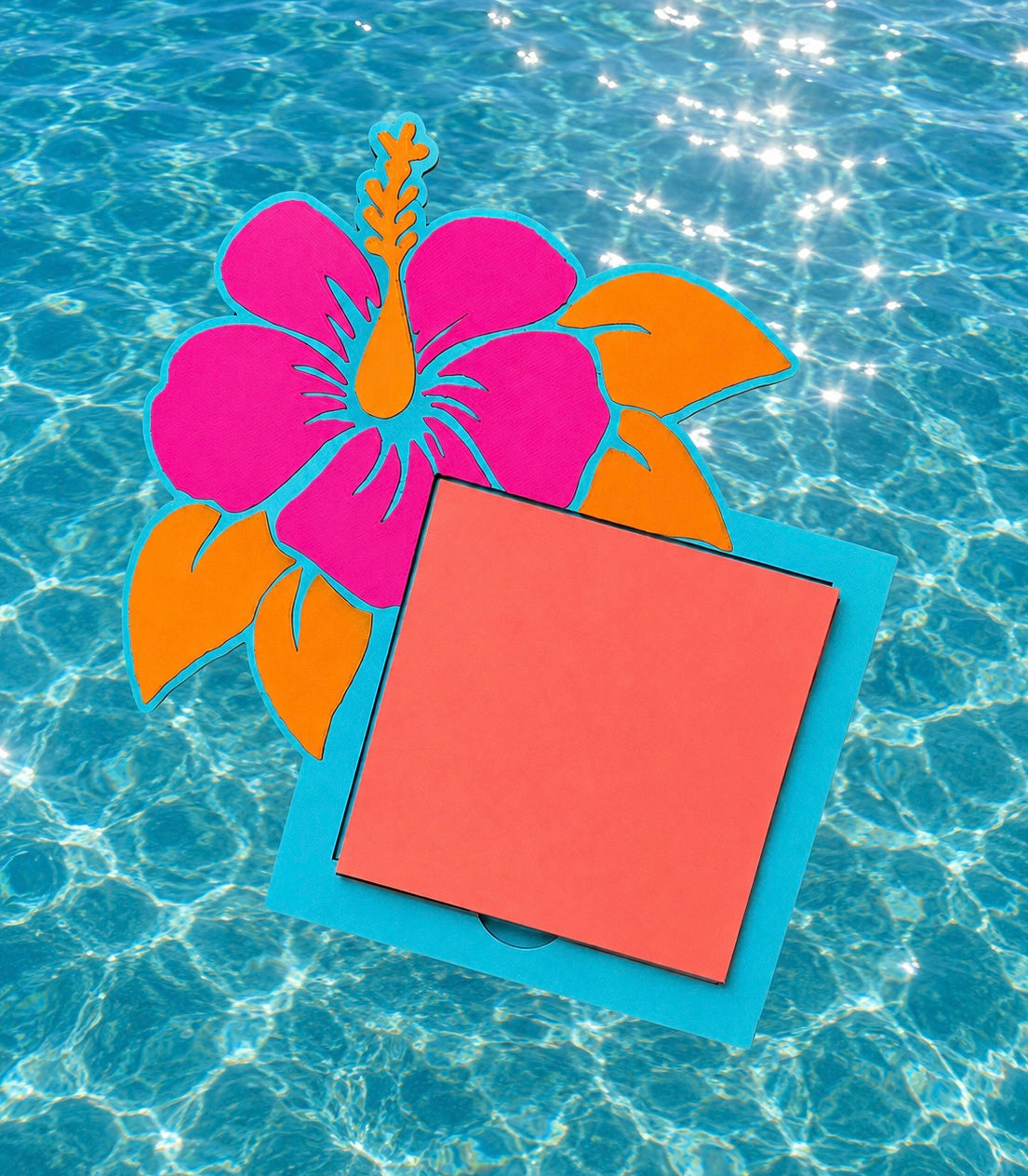 Posted note frame