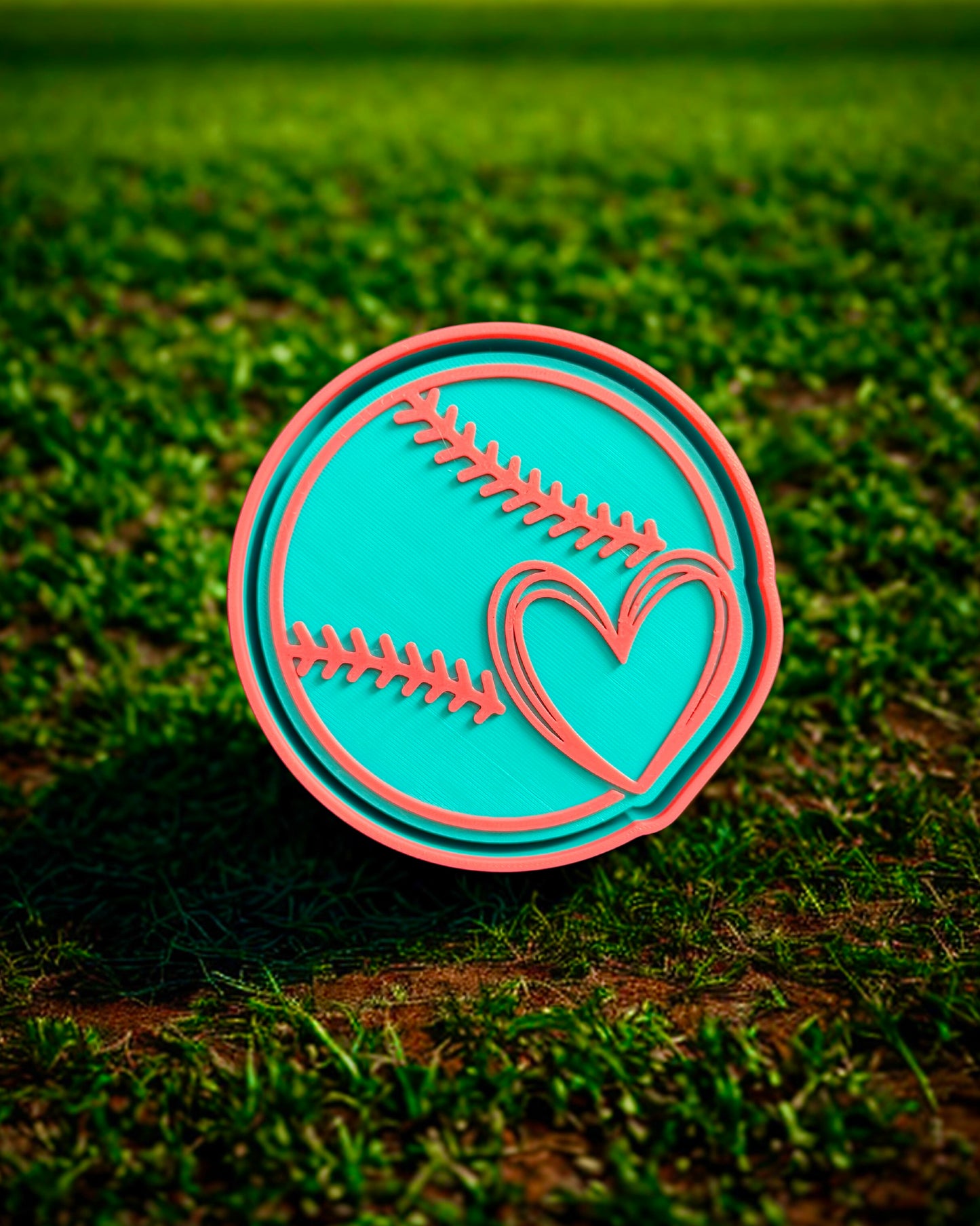 Baseball with heart 