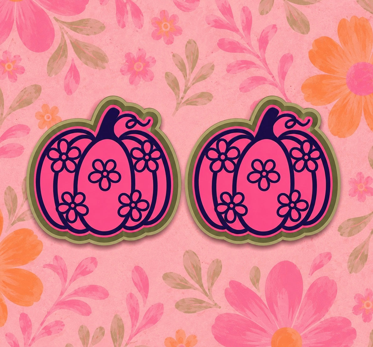 Floral pumpkin VENTS