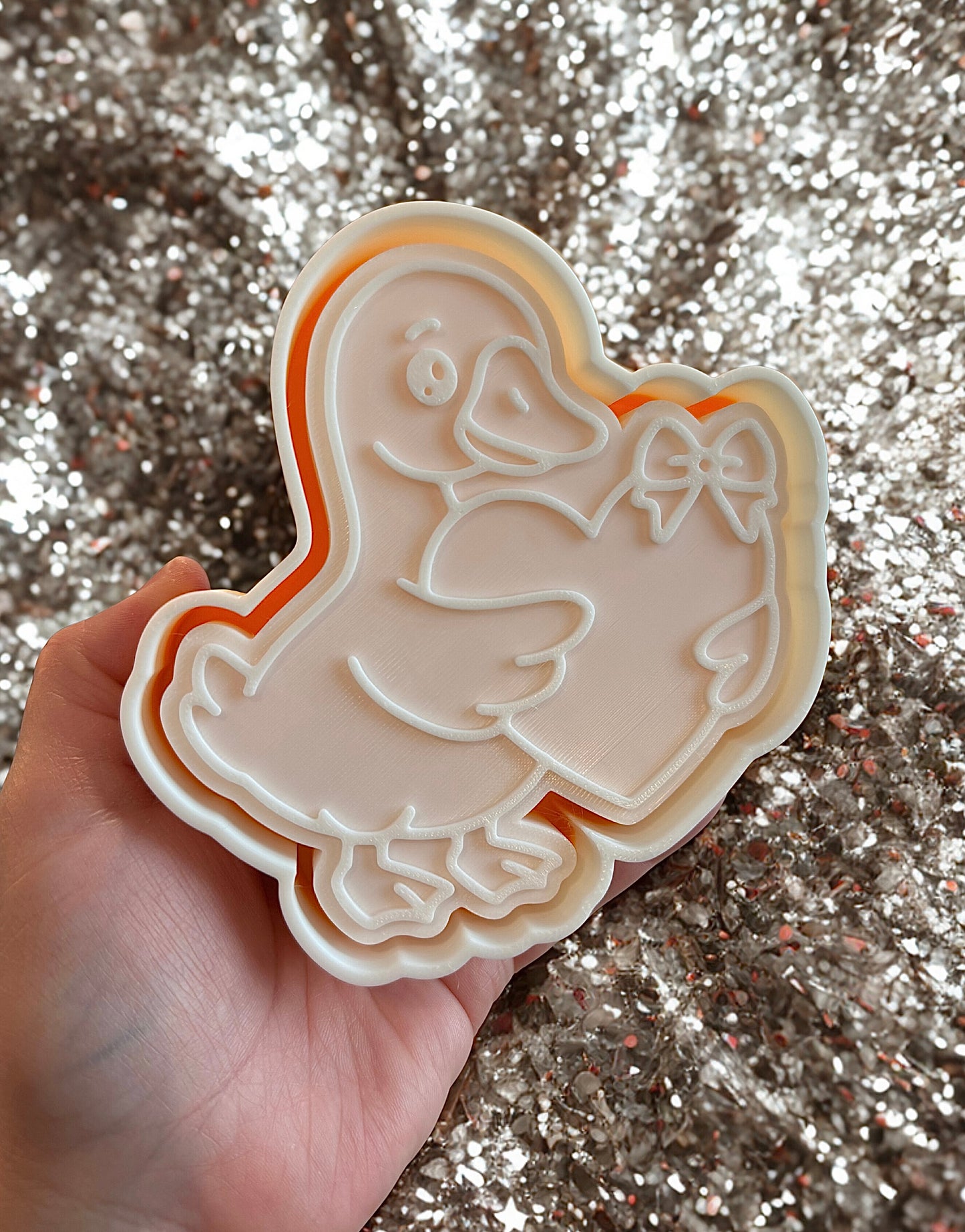 Silly goose with heart