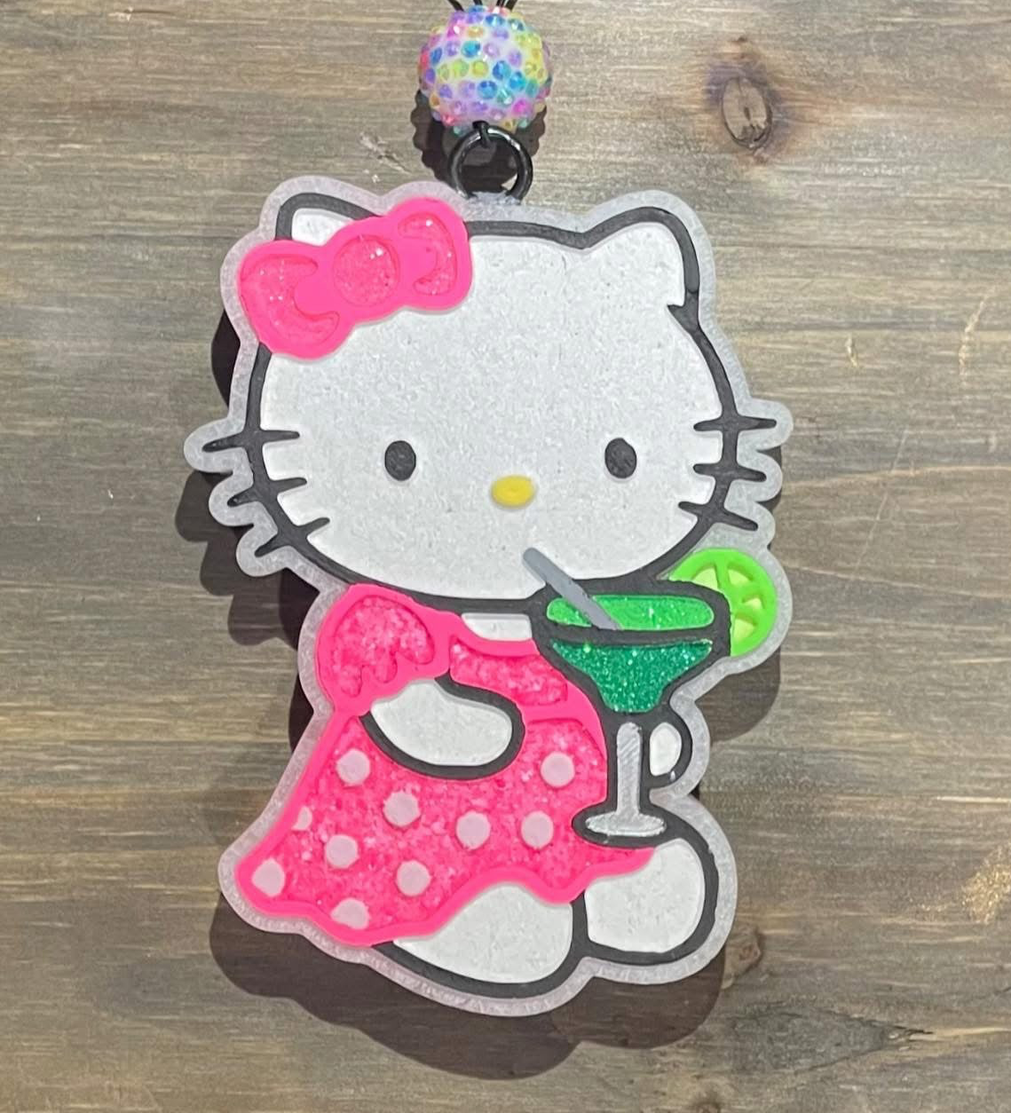 HK drinking Margarita