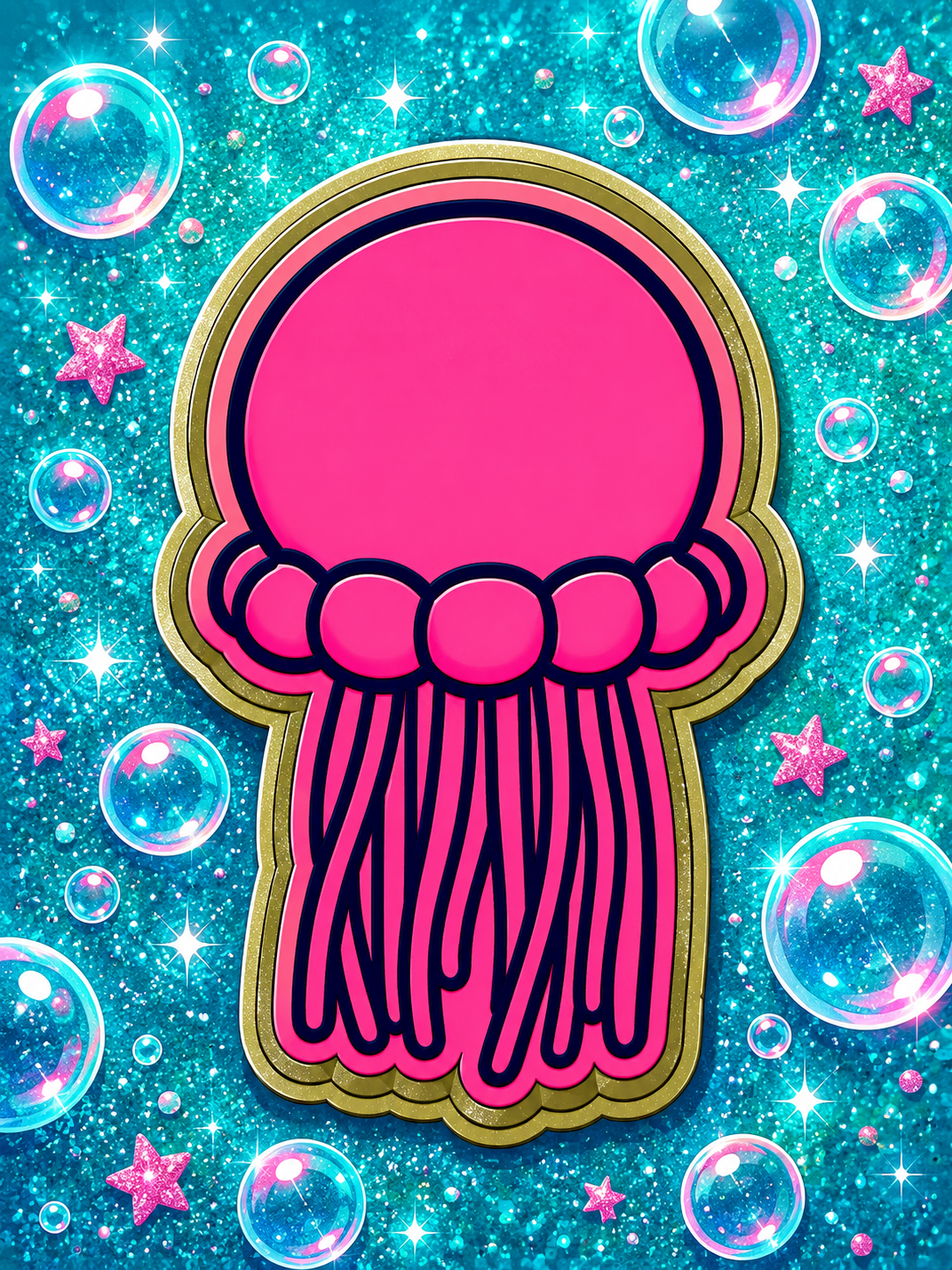 Squishy jellyfish mold