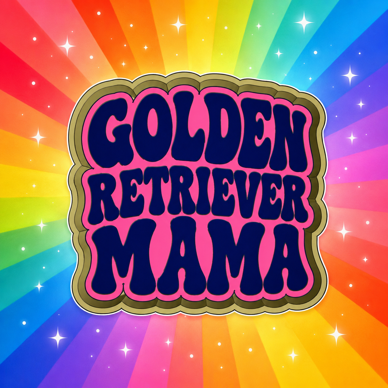 Golden retriever mama