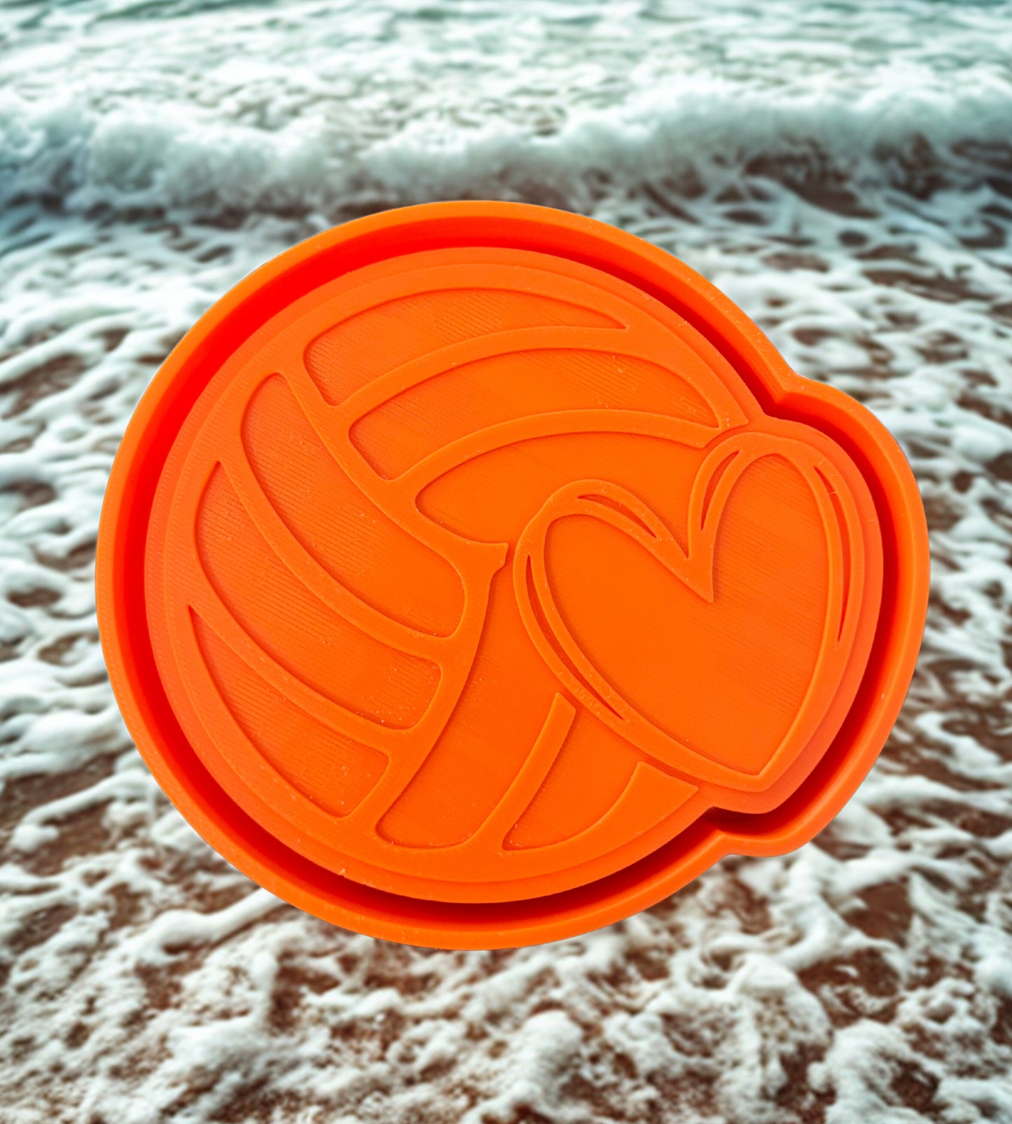 volleyball with heart