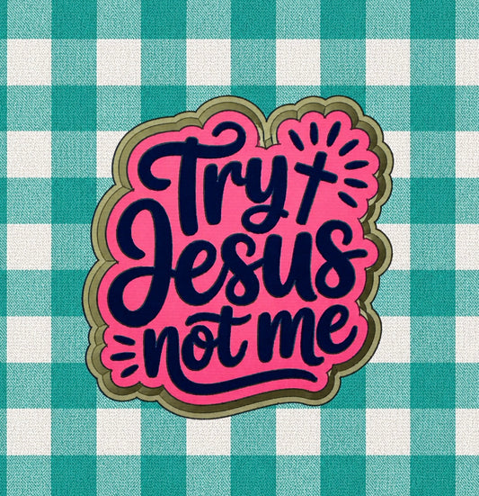 Try Jesus not me