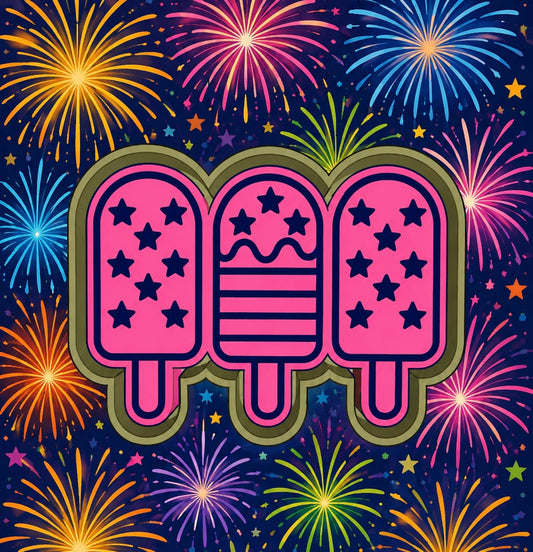Patriotic popsicles