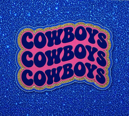 Cowboys wavy font