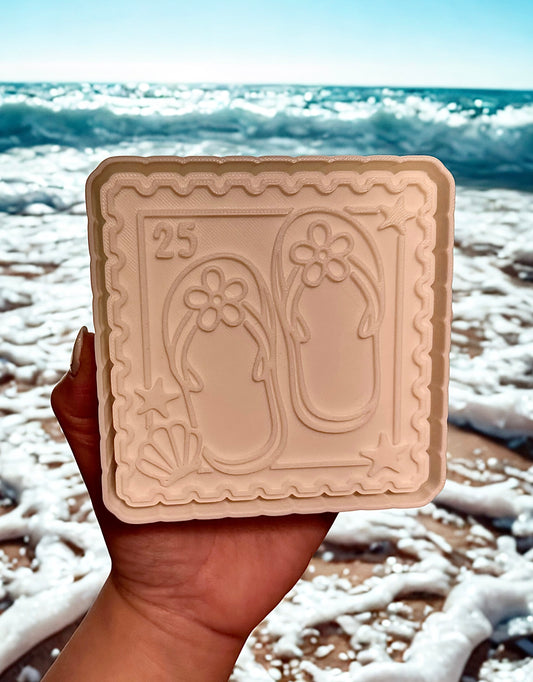 Flip-flops summer stamp