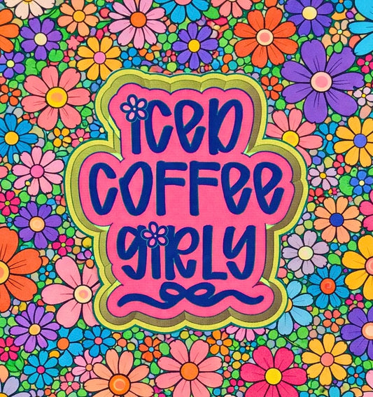 Iced coffee girly