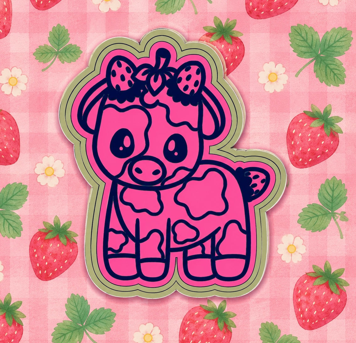 Strawberry cow