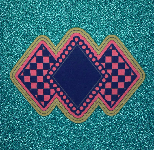 Triple diamond western