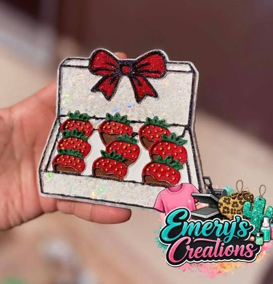 Chocolate covered strawberries box ￼