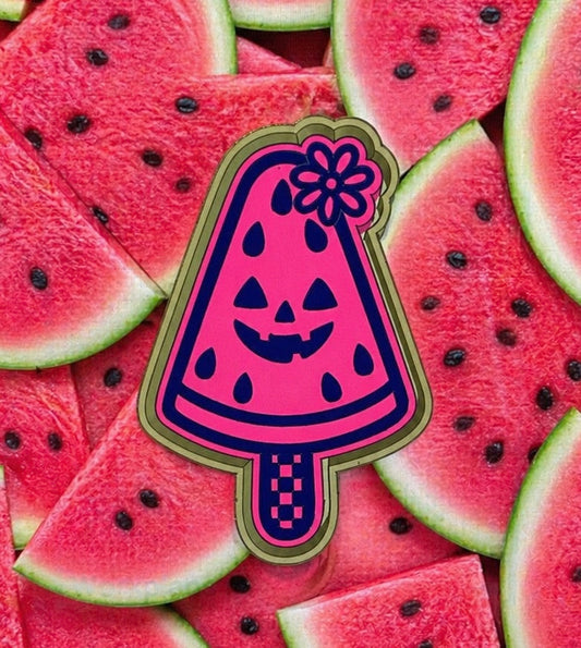 Spooky Watermelon popsicle