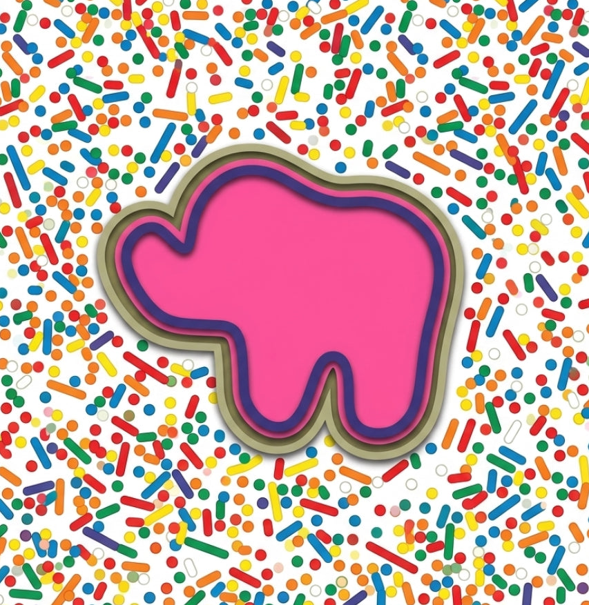 Elephant animal cracker ￼