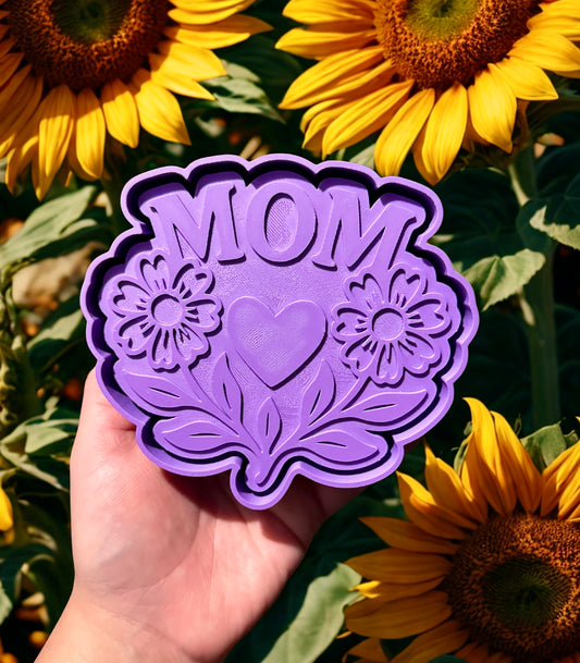 Mom with flowers