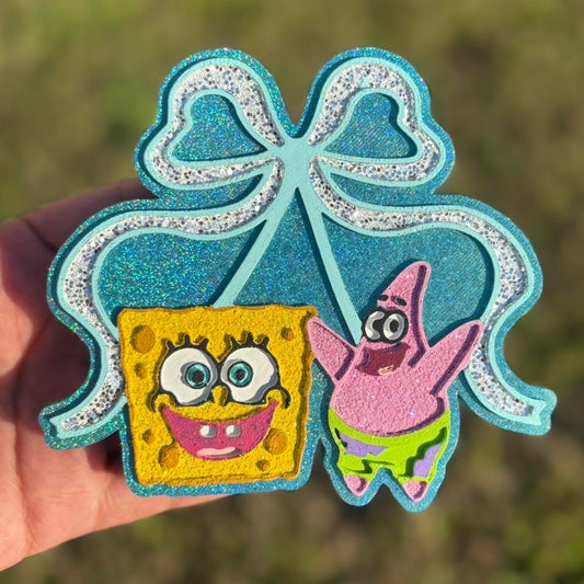 Sponge  bob + star bow character