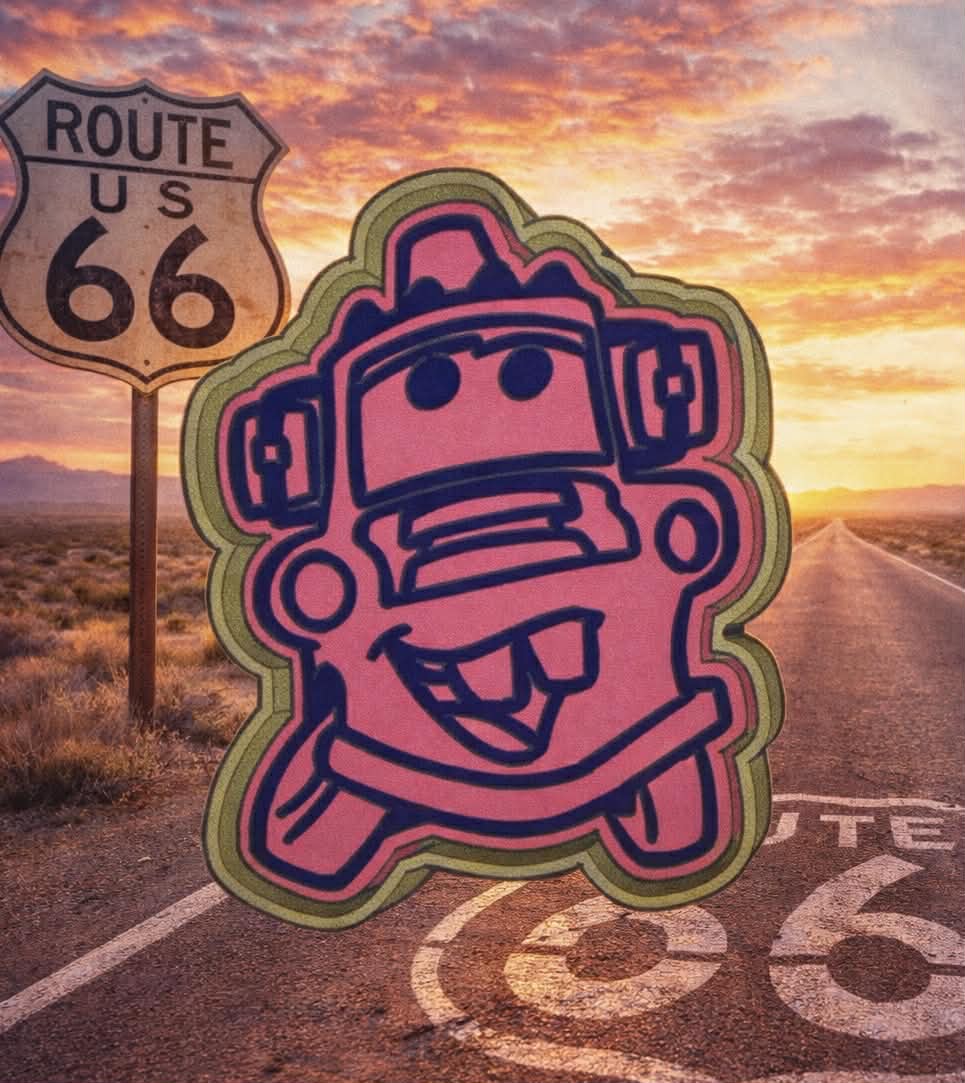 Tow truck cute character ￼