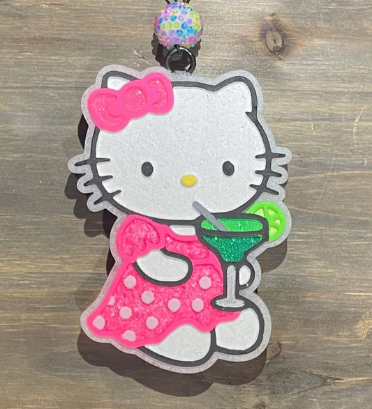 HK drinking Margarita