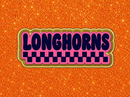 Longhorns checkered ￼