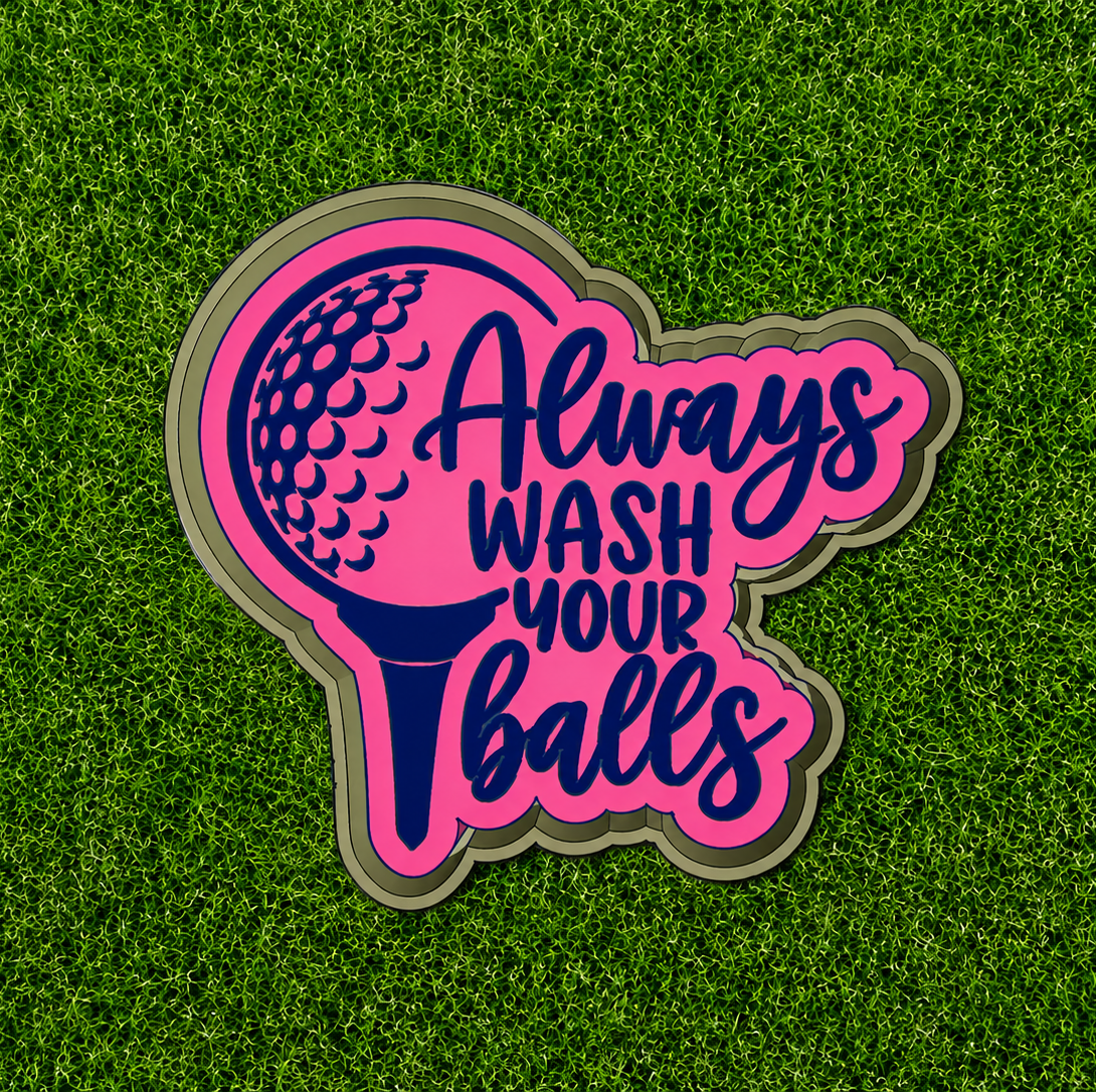 Always wash your golf balls ￼
