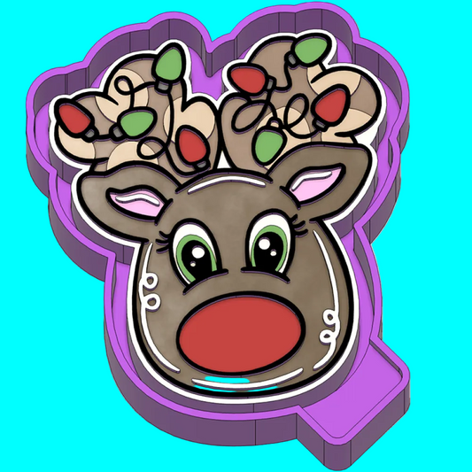 Reindeer with lights