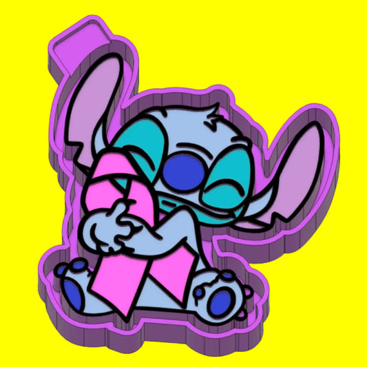 Cancer awareness blue monster