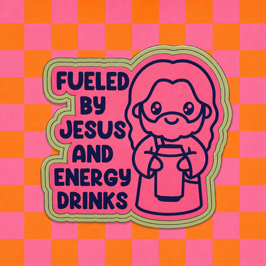 Fueled by Jesus and energy drinks ￼