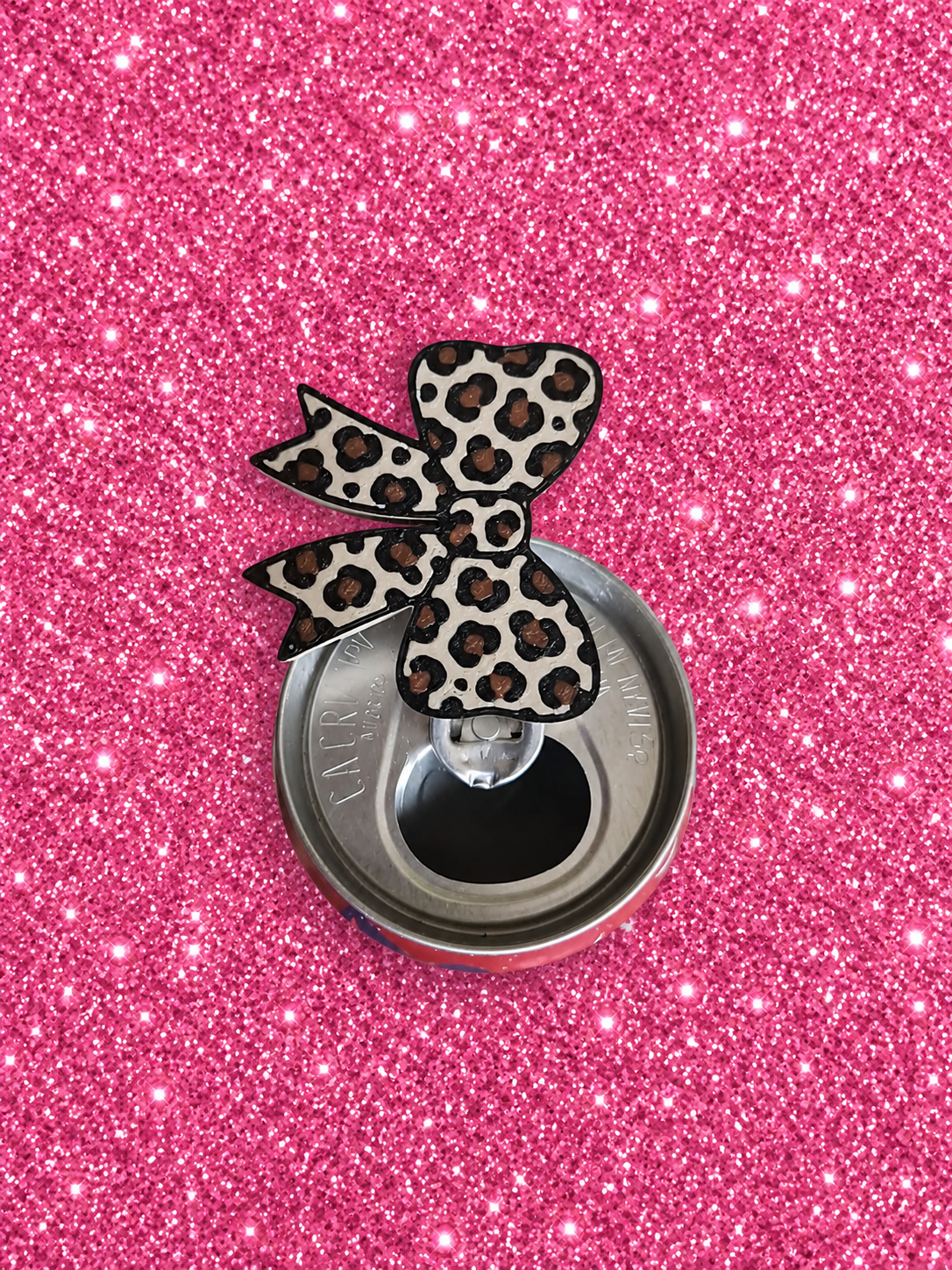 Wholesale can opener, leopard print bows