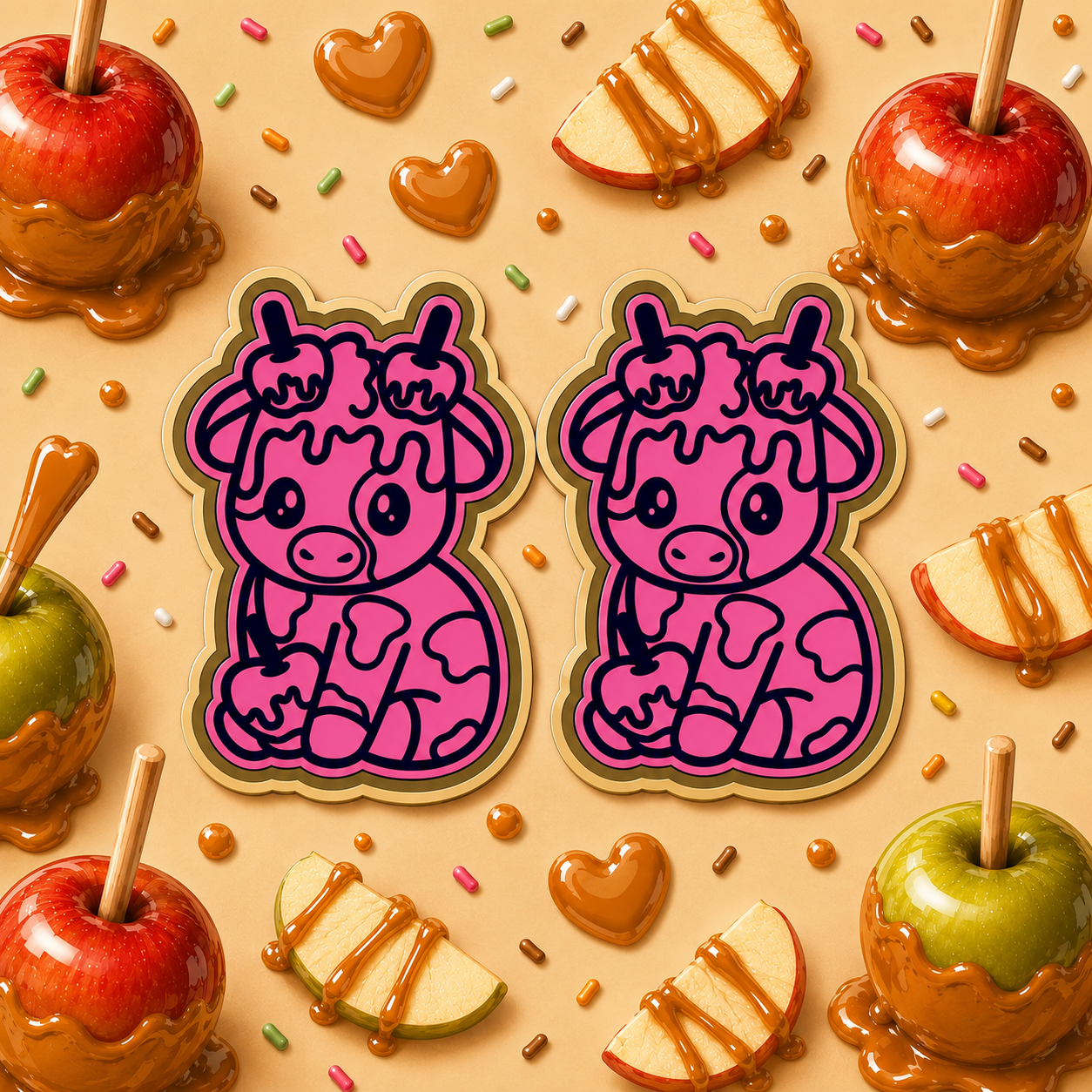 Caramel apple cow VENTS