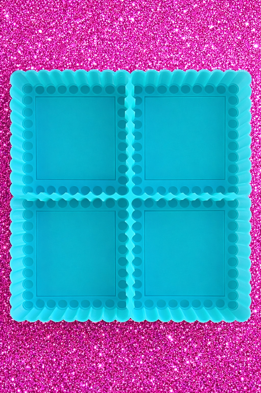 3 inch cardstock studded squares ￼